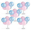 27" Bulk Makes 5 Blue & Pink Latex Balloon Bouquet Centerpieces Image 1