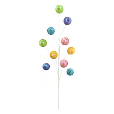 27" Sequin Ball Spray: Multi Image 1