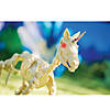 27" Unicorn Skeleton Plastic Halloween Decoration with Glowing Eyes Image 4