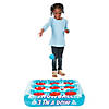 27" x 5" Inflatable Vinyl 3-in-a-Row Snowball Ball Toss Game Image 1