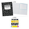274 Pc. Composition Book &amp; Stickers Kit for 24 Image 1