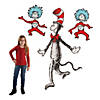 28 1/2" - 62 1/4" Dr. Seuss&#8482; The Cat in the Hat&#8482; Jointed Cutouts - 3 Pc. Image 1