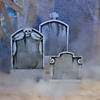 28 1/4" - 47 3/4" Tombstone Cardboard Cutout Stand-Ups Halloween Decorations - 3 Pc. Image 1