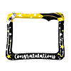 28 1/4" Graduation Inflatable Black & Gold Vinyl Frame Photo Booth Prop Image 1