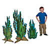 28" - 44 3/4" 3D Underwater Seaweed Green Cardboard Stand-Ups - 3 Pc. Image 1