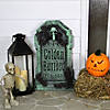 28.5" Colden Burried Halloween Tombstone Yard Decor Image 4