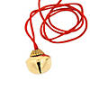 28" Bulk 288 Pc. Goldtone Metal Jingle Bell Breakaway Necklaces Image 1