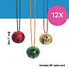 28" Frosted Metal Jingle Bell Breakaway Necklaces - 12 Pc. Image 2