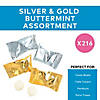 28 oz. Silver & Gold Wrapped Buttermint Assortment - 216 Pc. Image 3