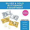 28 oz. Silver & Gold Wrapped Buttermint Assortment - 216 Pc. Image 4