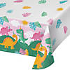 28 Pc. Girl Dino DeluPropere Birthday Party Tableware and Decorations Kit Image 3
