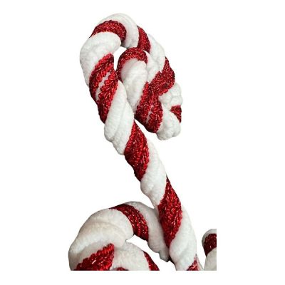 28" Peppermint Spiral Curly Spray Image 2