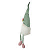 28" Plaid Spring Gnome Table Top Figure with Dangling Legs Image 3