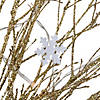 28" Pre-lit Gold Glittered Artificial Twig Christmas Wreath  Warm White LED Lights Image 4