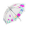 28" x 37" Decorate Your Own Clear Plastic Umbrellas - 6 Pc. Image 1