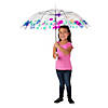 28" x 37" Decorate Your Own Clear Plastic Umbrellas - 6 Pc. Image 2