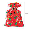 28" x 47" Jumbo Happy Holidays Red Plastic Gift Bags - 12 Pc. Image 1