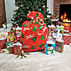 28" x 47" Jumbo Happy Holidays Red Plastic Gift Bags - 12 Pc. Image 3