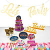 287 Pc. Happy Birthday Party Deluxe Tableware Kit for 8 Guests Image 1