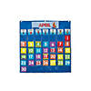 29 1/2" Hanging Classroom Calendar Nylon Pocket Chart - 73 Pc. Image 1