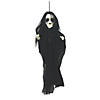 29 1/2" x 43 1/4" Light-Up Hanging Undead Girl Halloween Decoration Image 1