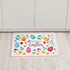 29" Pastel Eggs and Chicks "Happy Easter" Kitchen Comfort Mat Image 1