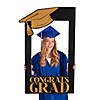 29" x 45" Congrats Grad Single-Sided Plastic Photo Booth Frame Image 1