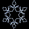2ft LED Rope Light Snowflake Christmas Decoration Image 1