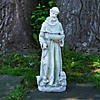 2ft Religious St. Francis of Assisi Bird Feeder Outdoor Garden Statue Image 1