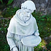2ft Religious St. Francis of Assisi Bird Feeder Outdoor Garden Statue Image 2