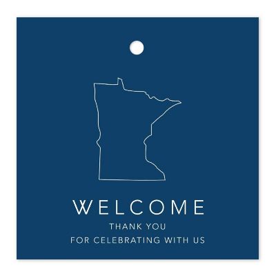 2in Navy OOT Welcome Minnesota Tags Image 1