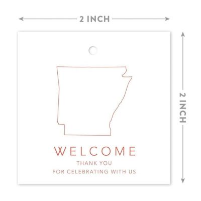 2in Rose Gold OOT Welcome Arkansas Image 1