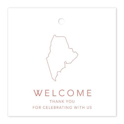 2in Rose Gold OOT Welcome Maine Image 1