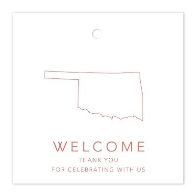 2in Rose Gold OOT Welcome Oklahoma Image 1