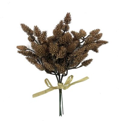2PC Artificial 11" Pinecone Bundle &amp;#8211; Rustic Decorative Picks Image 1