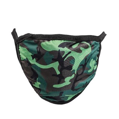 2pc Mask Set- Camo and Green Image 1