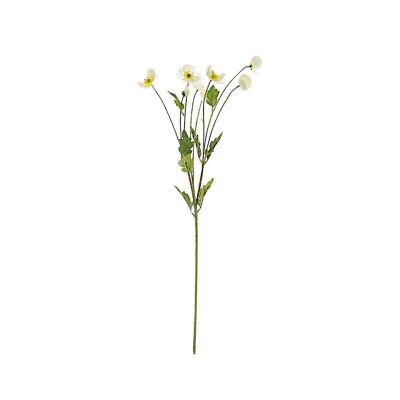 2PCS 33" Silk Artificial Poppy Sprays &amp;#8211; Long Stem Party Decor Image 2