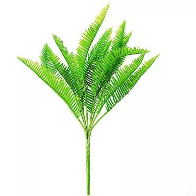 2Pcs Artificial Fern Leaves Greenery Stems Image 1