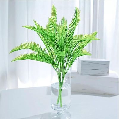 2Pcs Artificial Fern Leaves Greenery Stems Image 2