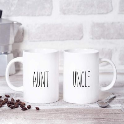 2PK Aunt &amp; Uncle Rustic Farmhouse Mug Image 1