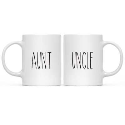 2PK Aunt &amp; Uncle Rustic Farmhouse Mug Image 2