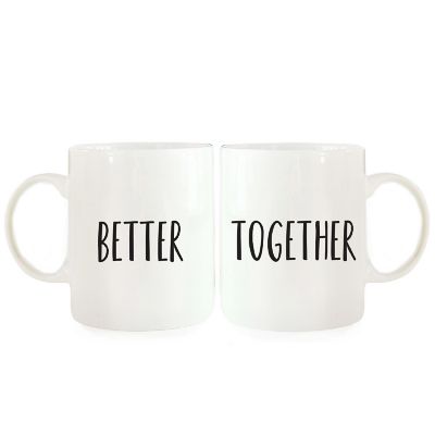 2PK Better &amp; Together Ceramic Coffee Mug Image 2