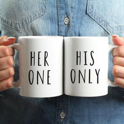 2PK Her One &amp; His Only Coffee Mug Set Image 1