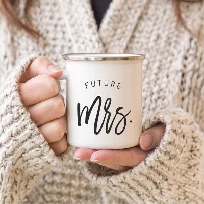 2PK Lucky Mr. &amp; Future Mrs. Camp Mugs Image 1