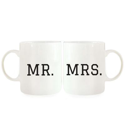 2PK Mr. &amp; Mrs. Graduate Coffee Mug Set Image 2