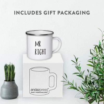 2PK Mr Mrs Sweet Style Campfire Mugs Image 2