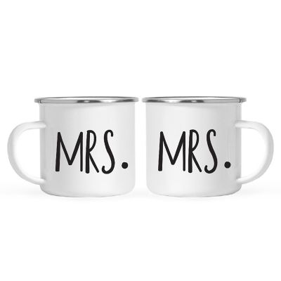 2PK Mrs Mrs Campfire Coffee Mugs Image 3