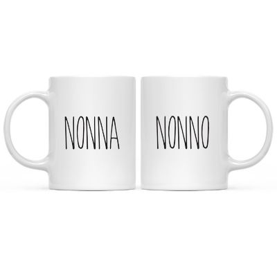 2PK Nonna &amp; Nonno Rustic Coffee Mug Image 2