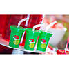 3 1/2&quot; 6 oz. Mini Dr. Seuss&amp;#8482; The Grinch Reusable Plastic Cups with Lids &amp; Straws - 12 Ct. Image 3