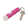 3 1/2" Breast Cancer Awareness Flashlight Keychains - 12 Pc. Image 1